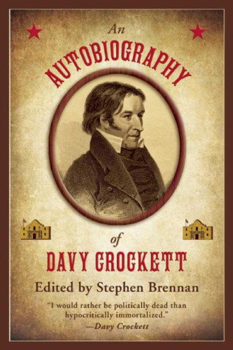 An Autobiography of Davy Crockett book cover by 