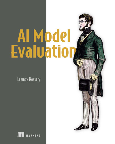 AI Model Evaluation book cover by Leemay Nassery