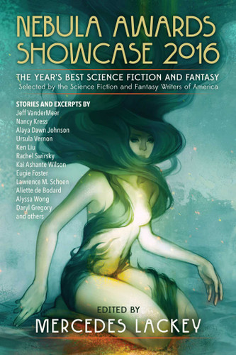 Nebula Awards Showcase 2016 book cover by Mercedes Lackey