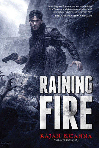 Raining Fire book cover by Rajan Khanna