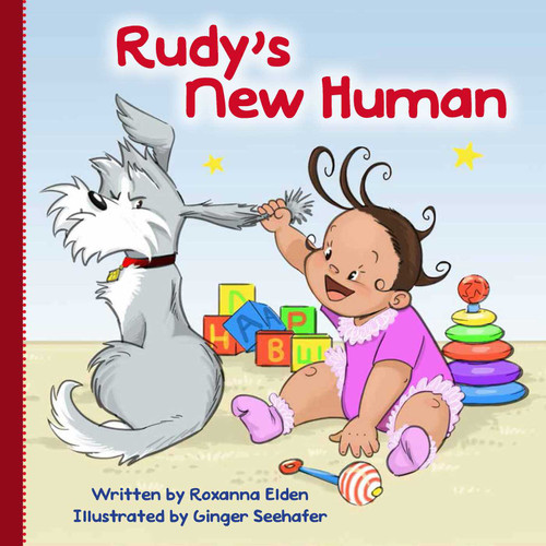 Rudy's New Human book cover by Roxanna Elden