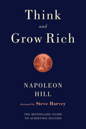 Think and Grow Rich book cover by Napoleon Hill