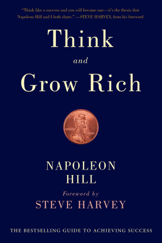 Think and Grow Rich book cover by Napoleon Hill