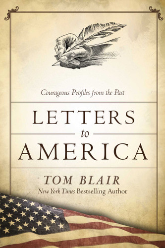 Letters to America: Courageous Voices from the Past book cover by Tom Blair