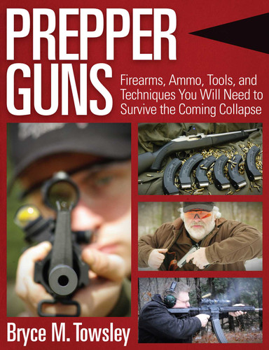 Prepper Guns: Firearms, Ammo, Tools, and Techniques You Will Need to Survive the Coming Collapse book cover by Bryce M. Towsley