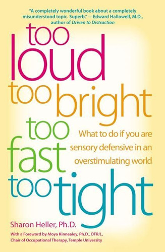 Too Loud, Too Bright, Too Fast, Too Tight: What to Do If You Are Sensory Defensive in an Overstimulating World book cover by Sharon Heller