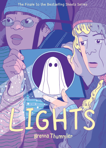 Lights (Sheets) book cover by Brenna Thummler