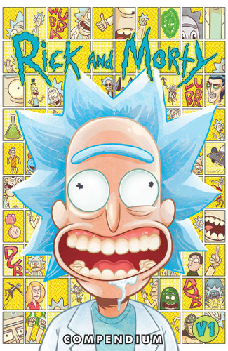 Rick and Morty Compendium Vol. 1 book cover by Zac Gorman