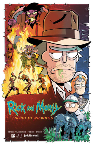 Rick and Morty: Heart of Rickness (Rick and Morty) book cover by Michael  Moreci