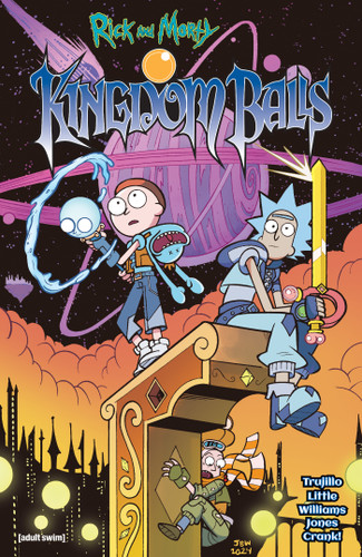 Rick and Morty: Kingdom Balls (Rick and Morty: Kingdom Balls) book cover by Josh Trujillo, Ryan Little