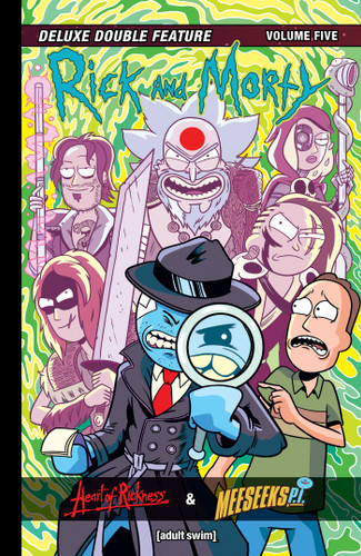 Rick and Morty Vol. 5: Deluxe Double Feature (Rick and Morty) book cover by Michael Moreci