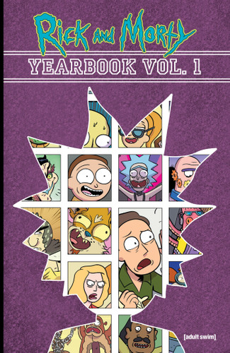 Rick and Morty Yearbook Vol. 1 (Rick and Morty) book cover by Jim Festante, James Asmus