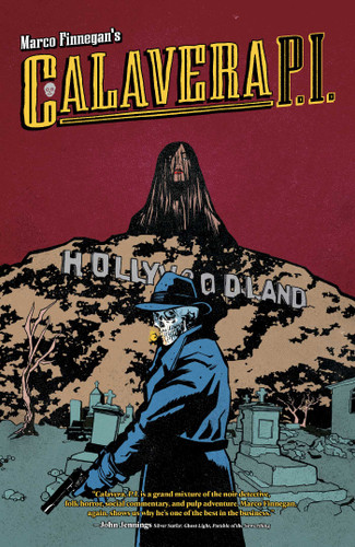 Calavera, P.I. book cover by Marco Finnegan