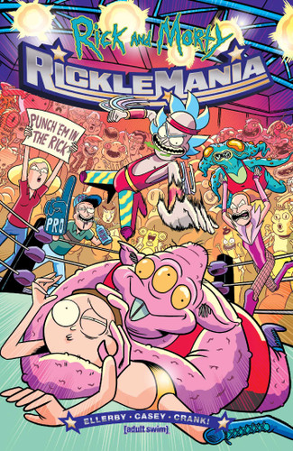 Rick and Morty: Ricklemania (Rick and Morty) book cover by Marc Ellerby