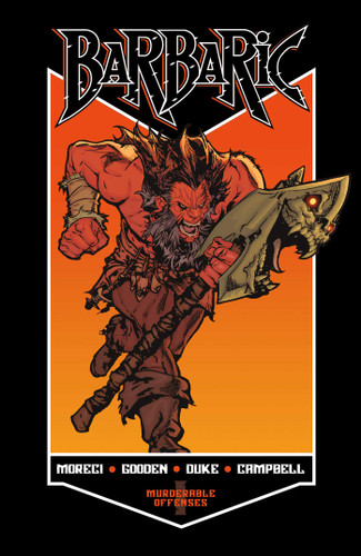 BARBARIC Vol. 1: Murderable Offenses (Barbaric) book cover by Michael Moreci