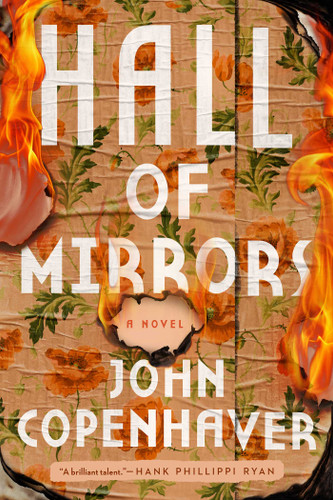 Hall of Mirrors: A Novel (A Judy Nightingale and Philippa Watson Mystery) book cover by John Copenhaver