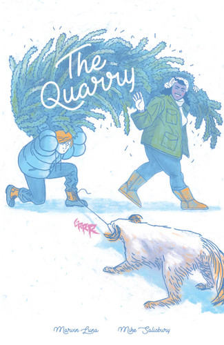 The Quarry book cover by Mike Salisbury