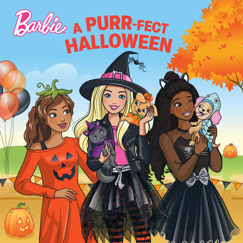 Barbie: A Purr-fect Halloween! (Barbie) book cover by Courtney Carbone