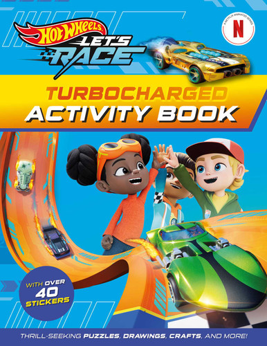 Hot Wheels Let's Race: Turbocharged Activity Book (Hot Wheels: Let's Race) book cover by Mattel