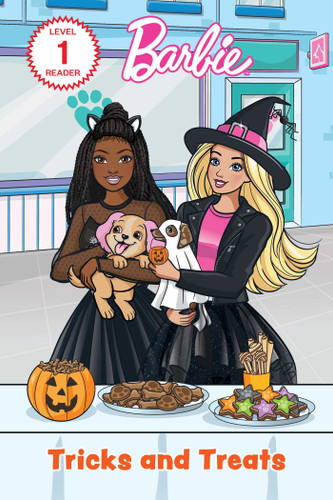 Barbie: Tricks and Treats (Mattel Reader, Level 1) book cover by Courtney Carbone