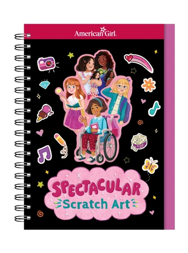 American Girl: Spectacular Scratch Art (American Girl® Activities) book cover by American Girl