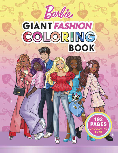 Barbie: Giant Fashion Coloring Book book cover by Mattel