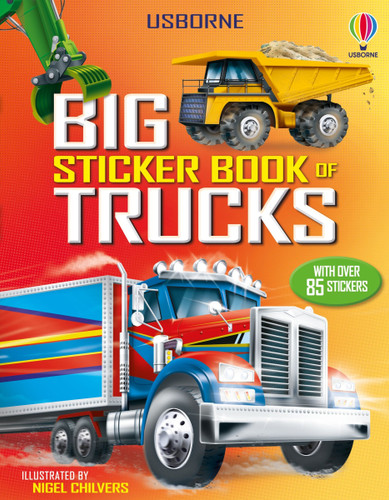 Big Sticker Book of Trucks (Sticker Books) book cover by Simon Tudhope
