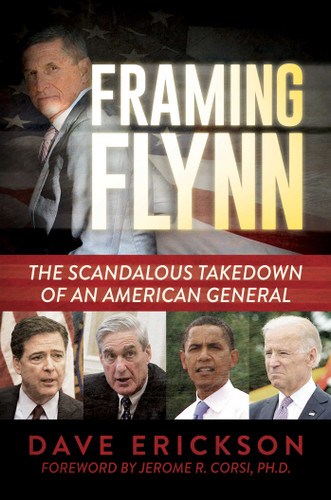 Framing Flynn: The Scandalous Takedown of an American General book cover by Dave Erickson