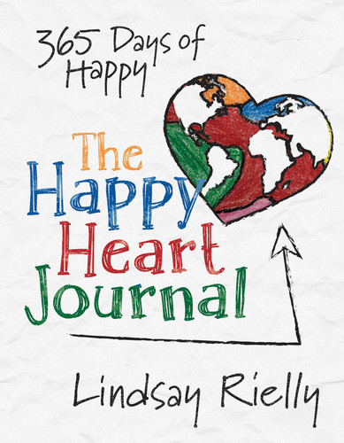 The Happy Heart Journal: 365 Days of Happy book cover by Lindsay Rielly