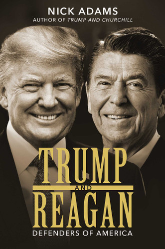 Trump and Reagan: Defenders of America book cover by Nick Adams