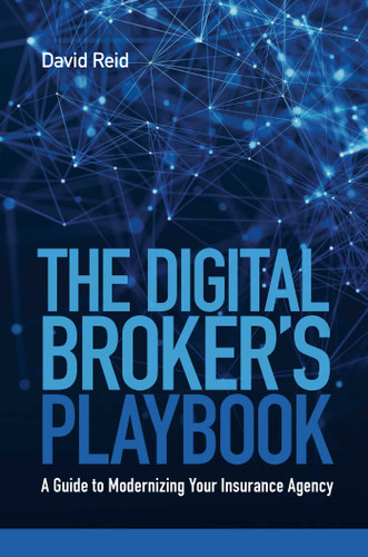 The Digital Broker's Playbook: A Guide to Modernizing Your Insurance Agency book cover by David Reid