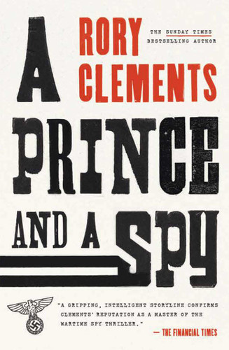 A Prince and a Spy: A Novel book cover by Rory Clements