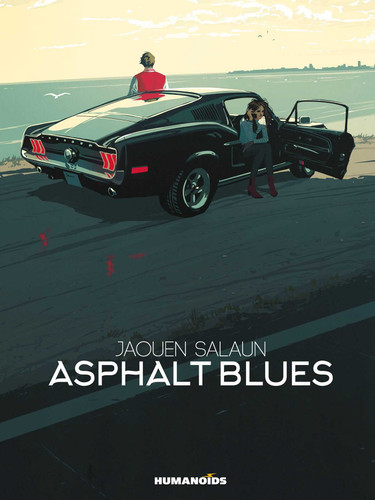 Asphalt Blues book cover by Jaouen Salaun