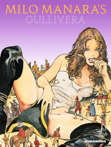 Milo Manara's Gullivera book cover by Milo Manara