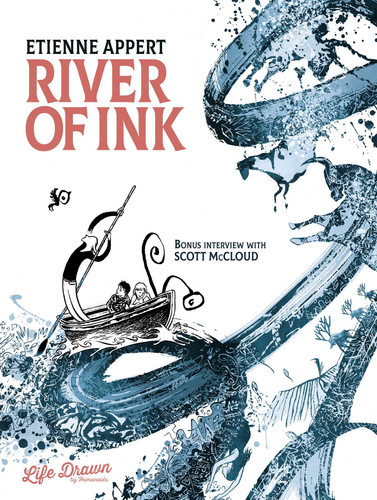 River of Ink book cover by Etienne Appert