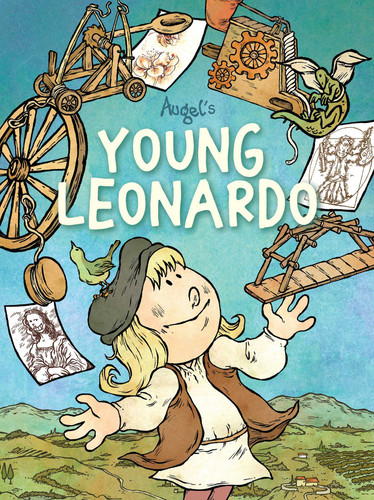 Young Leonardo book cover by William Augel