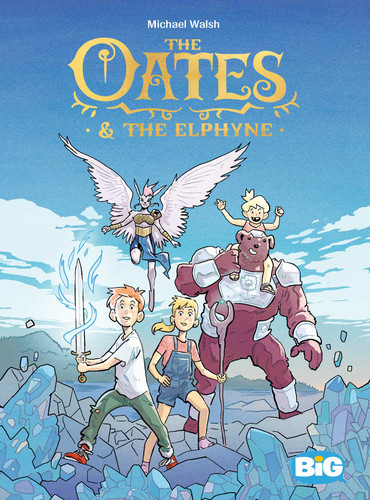 The Oates & The Elphyne book cover by Michael Walsh