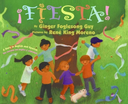 Fiesta!: Bilingual English-Spanish book cover by Ginger Foglesong Guy