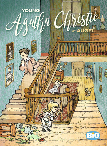 Young Agatha Christie book cover by William Augel