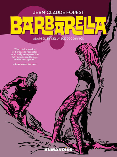 Barbarella book cover by Jean-Claude  Forest