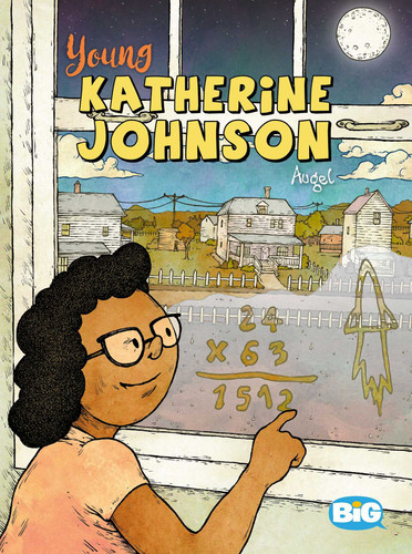 Young Katherine Johnson book cover by William Augel