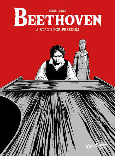 Beethoven book cover by Régis Penet