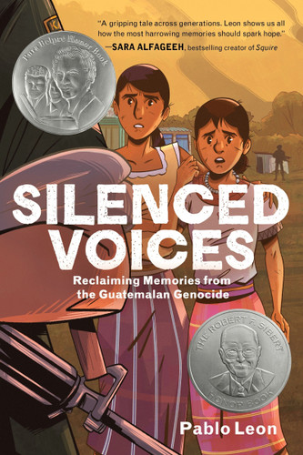 Silenced Voices: Reclaiming Memories from the Guatemalan Genocide: A Graphic Novel book cover by Pablo Leon