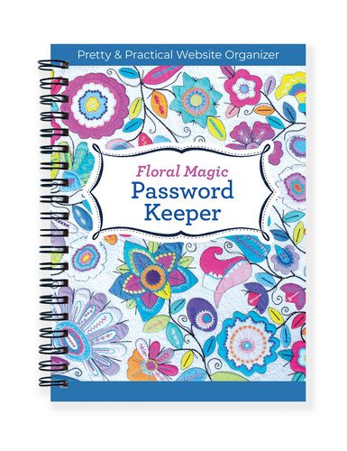 Floral Magic Password Keeper: Pretty & Practical Website Organizer book cover by Deborah Louie