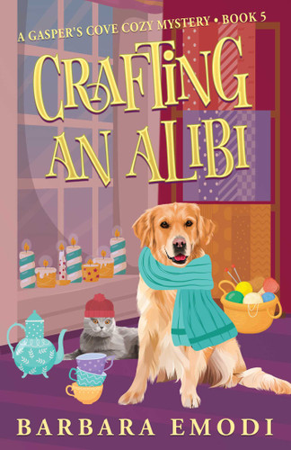 Crafting an Alibi: A Gasper's Cove Cozy Mystery, Book 5 (Gasper's Cove Myster) book cover by Barbara Emodi