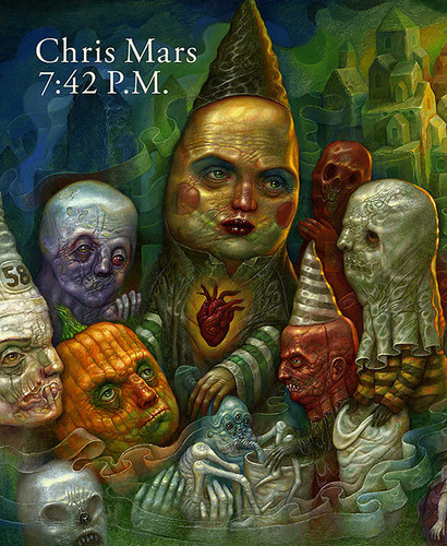 7:42 P.M.: The Art of Chris Mars book cover by Chris Mars