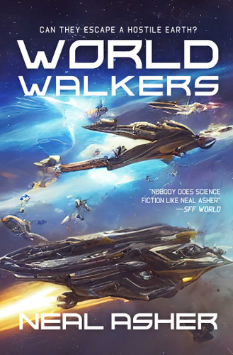 World Walkers book cover by Neal Asher