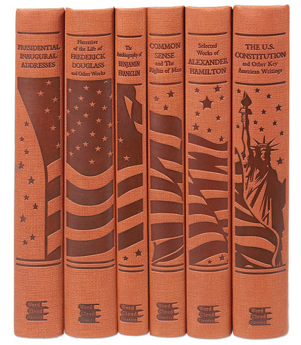 Foundations of Freedom Word Cloud Boxed Set (Word Cloud Classics) book cover by Editors of Canterbury Classics