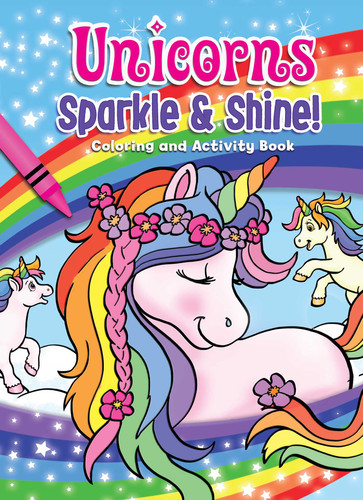 Unicorns Sparkle & Shine! Coloring and Activity Book (Coloring Fun) book cover by Editors of Silver Dolphin Books