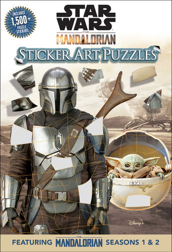 Star Wars: The Mandalorian Sticker Art Puzzles (Sticker Art Puzzles) book cover by Steve Behling